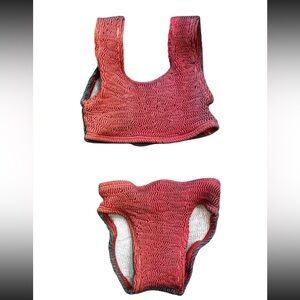 Girls Obre 2 piece wrinkle swimsuit